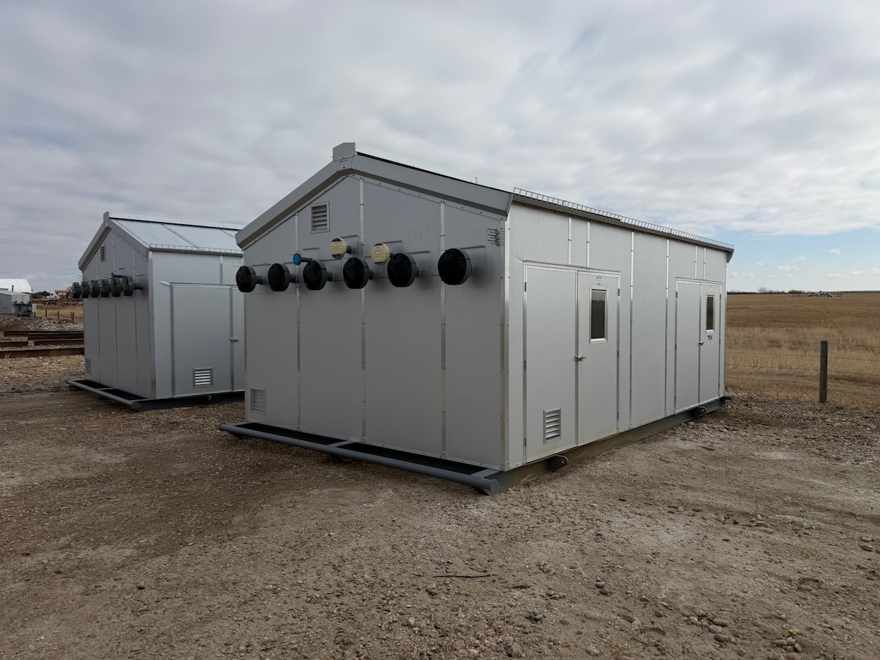 6 well sour meter skid