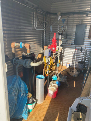 8’x12’ water injection building