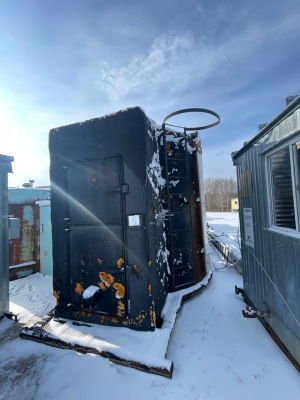 100bbl produced water tank insulated, empty and disconnected