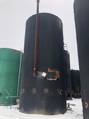 1000bbl heavy oil storage tank, insulated.