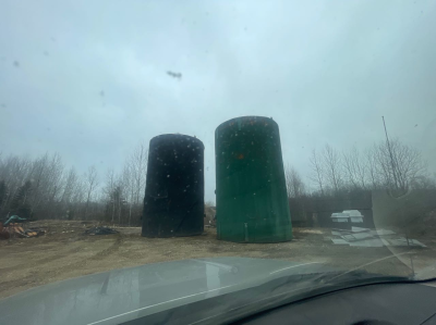 two 750bbl tanks with tubes, insulated, disconnected, emptied and ready to load.