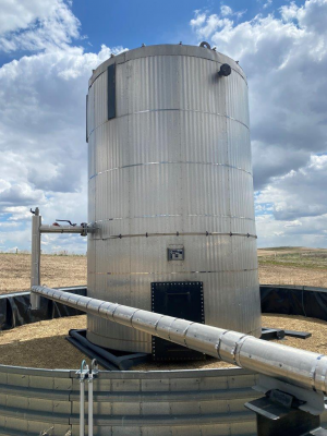 produced water tank 210bbl