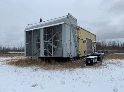 24'x40' compressor building with 3 stage superior and 3500 series cat engine